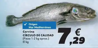 Carrefour Corvina círuclo de calidad oferta
