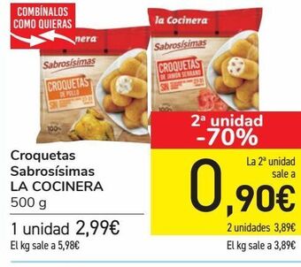 Carrefour Croquetas sabrosísimas la cocinera oferta