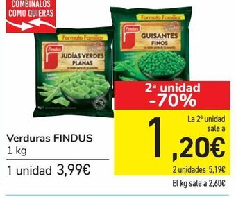 Carrefour Verduras findus oferta