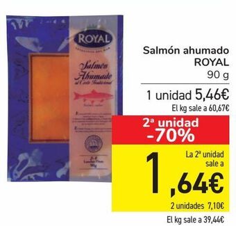 Carrefour Salmón ahumado royal oferta