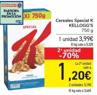 Carrefour Cereales special k kellogg's oferta