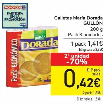 Carrefour Galletas maría dorada gullón oferta
