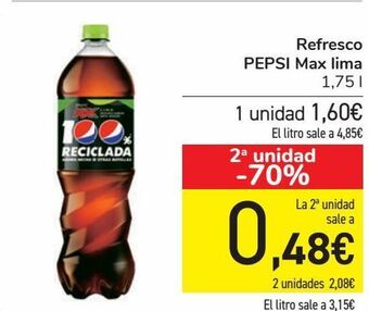 Carrefour Refresco pepsi max lima oferta