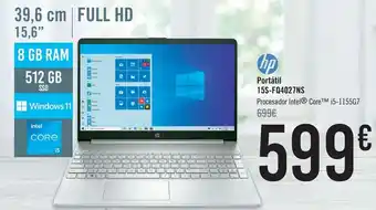 Carrefour Portátil 15s-fq027ns oferta