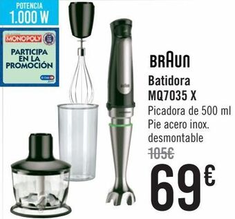 Carrefour Braun batidora mq7035 oferta