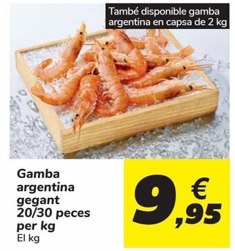 Carrefour Gambón gigante oferta