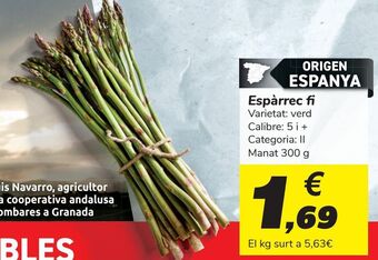 Carrefour Espárrago fino oferta