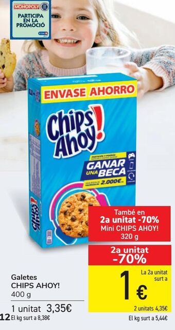 Carrefour Galletas chips ahoy oferta