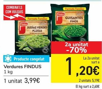 Carrefour Verduras findus oferta
