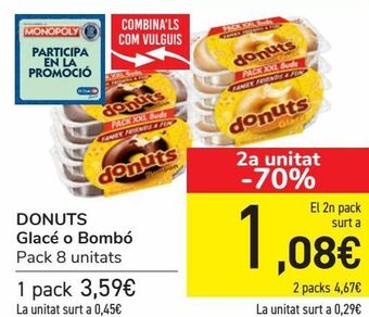 Carrefour Donuts glacé o bombón oferta