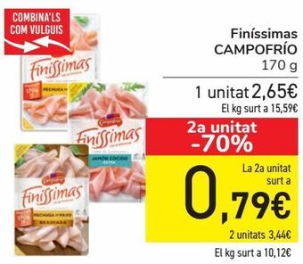 Carrefour Finíssimas campofrío oferta