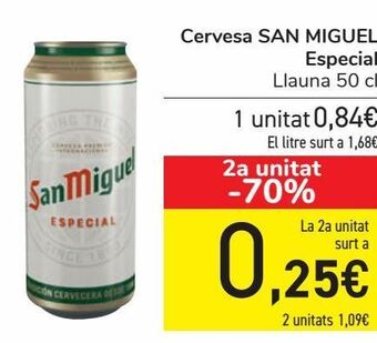 Carrefour Cerveza san miguel especial oferta