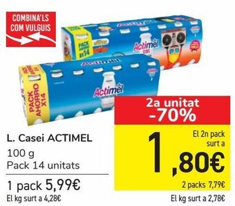 Carrefour L.casei actimel oferta