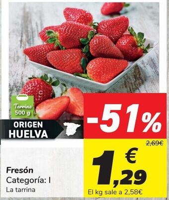 Carrefour Fresón oferta