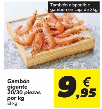 Carrefour Gambón gigante oferta