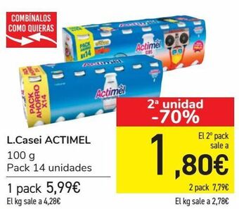 Carrefour L.casei actimel oferta