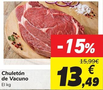 Carrefour Chuletón de vacuno oferta