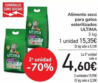 Carrefour Alimento seco para gatos esterilizados ultima oferta