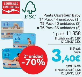 Carrefour Pants carrefour baby t4, t5 o t6 oferta