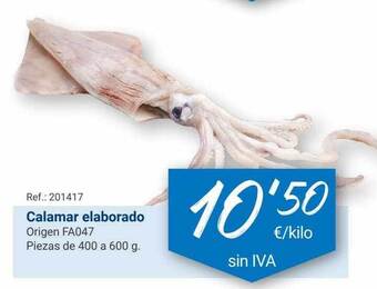 Makro Calamar Elaborado oferta
