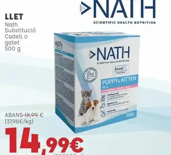 Kiwoko Leche nath reemplazo cachorro o gatito oferta