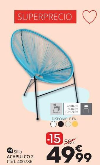 Conforama Sillas oferta