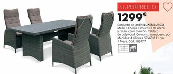 Conforama Conjunto de jardín oferta