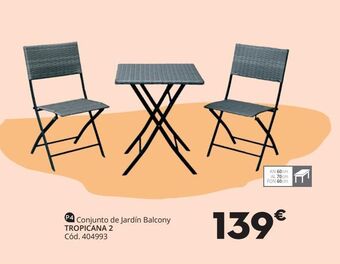 Conforama Conjunto de jardín oferta