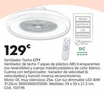 Conforama Ventilador de techo oferta