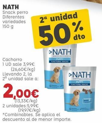 Kiwoko Nath snack perro diferentes variedades oferta