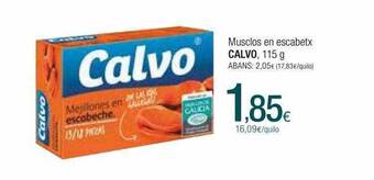 Condis Musclos En Escabetx Calvo oferta