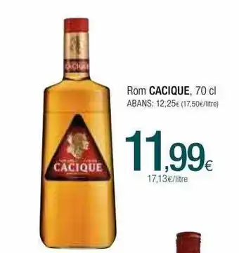Condis Rom Cacique oferta