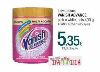 Condis Llevantaques Vanish Advance Pink O White Pols oferta