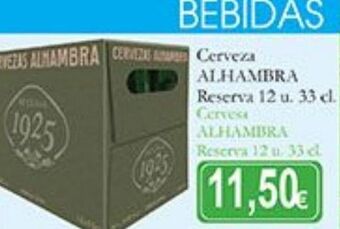 Supermercados Bip Bip Cerveza alhambra oferta