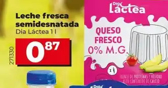 Dia Leche fresca semidesnatada dia oferta