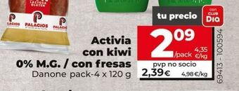 Dia Yogur activia oferta