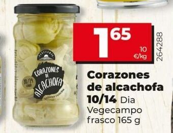 Dia Corazones de alcachofa dia oferta