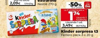 Dia Huevo de chocolate kinder oferta