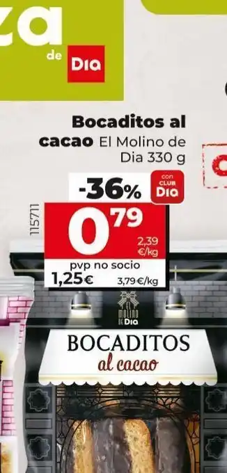 Dia Bocaditos cacao dia oferta