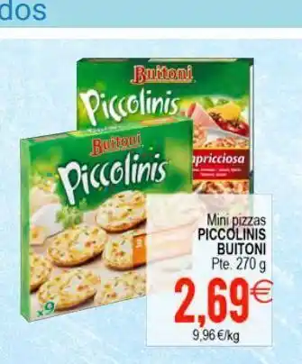 Plenus Supermercados Piccolinis buitoni oferta
