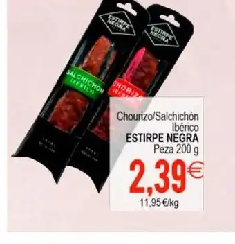 Plenus Supermercados Chorizo estirpe negra oferta
