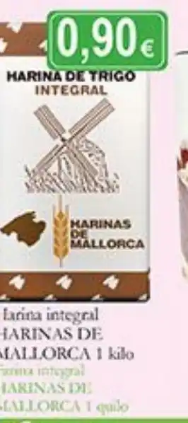 Supermercados Bip Bip Harina de trigo integral harinas de mallorca oferta