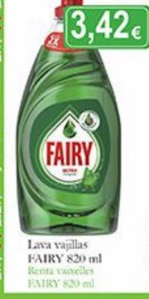 Supermercados Bip Bip Detergente lavavajillas fairy oferta