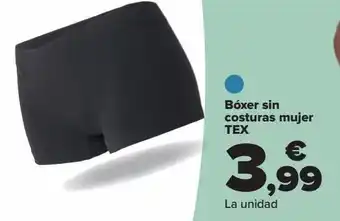 Carrefour Bóxer sin costuras mujer tex oferta