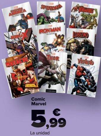 Carrefour Comic marvel oferta
