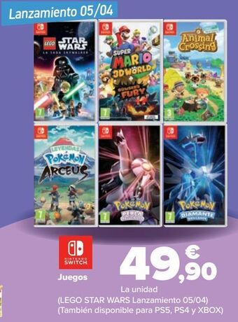 Carrefour Juegos oferta