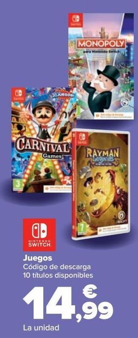 Carrefour Juegos oferta