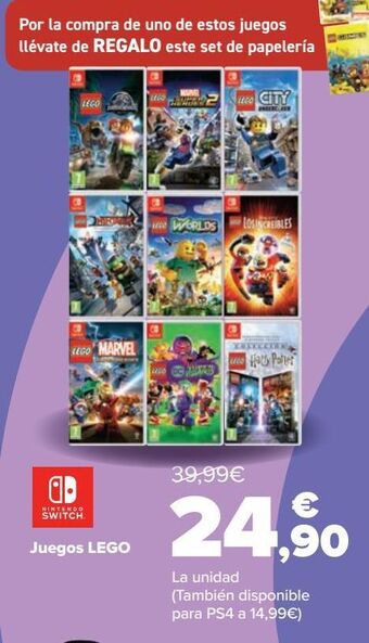 Carrefour Juegos lego oferta