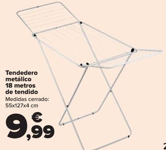 Carrefour Tendedero metálico 18 metros de tendido oferta