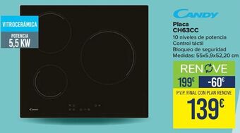 Carrefour Candy placa ch63cc oferta